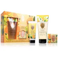 La Florentina geschenk set vrouwen verjaardag - kerst geschenk - leuk kado -vegan - hand creme - douche gel - zeepstuk - -olijf olie - agrumi di boboli - moeder dag - valentijn -
