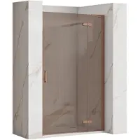 REA Porte De Douche Hugo 80 Copper Brush