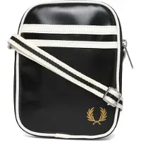 Fred perry Heren Kleine klassieke schoudertas zwart (OSFA), Casual, Gerecycled polyester, Duurzaam L1179