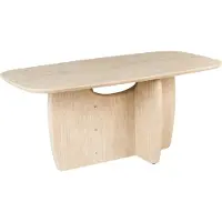 Beliani TRAVERS - Eettafel - Lichtbruin - 180 x 90 cm - MDF