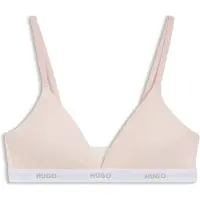 HUGO underwear BH lichtgrijs / rosa / wit