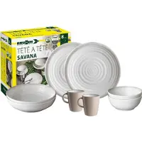 Brunner - Set Tête-À-Tête - Bestekset One Size, grijs