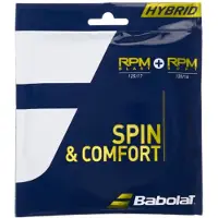 Babolat Hyb Rpm Blast/rpm Soft Tennis Single String Zilver 1.25 mm / 1.30 mm