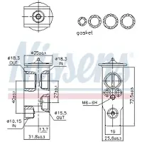 Nissens 999489 Expansieventiel airco