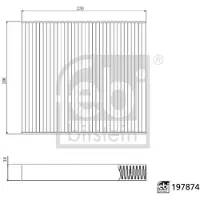 FEBI BILSTEIN 197874 Interieurfilter