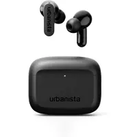 Urbanista Palo Alto Draadloze Oordopjes – met Noise Cancelling – 45u Afspeeltijd – Bluetooth – Voor Sporten en Dagelijks Gebruik – Zwart