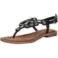 Lazamani Teenslipper grijs / zwart