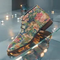 Lureaux Botanical Dream High - - Nette Kleurrijke Schoenen Met - Of Zonder - Print - Heren