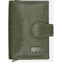 Bear design Elsie Mini Portemonnee met RFID Bescherming – Pasjeshouder voor 7 Pasjes – Met Briefgeldvak & Muntgeldvak - Groen