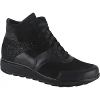 Durea 9745 wijdte H Veterschoenen | Maat 8 Dames Zwart