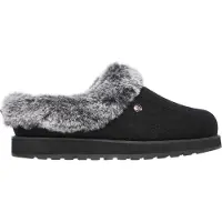 SKECHERS 31204 blk dames pantoffel (open hiel)