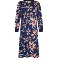 Pastunette Warm katoenen marineblauw nachthemd | Maat 44