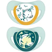 Tigex 2 SMART Fysiologische Fopspenen Dag/Nacht 18-36m 18-36 maanden