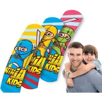 Lifemed 40x Kinder Pflaster-Strips 6,0 cm x 1,7 cm Ninjas