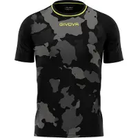 Givova Heren T-shirt Army Wit-oranje Wit - L