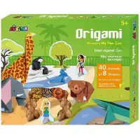 Avenir Origami: MIJN EIGEN WILDE DIEREN, 40 vouwpapieren, 8 modellen, in doos, 5+