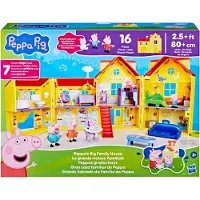 Pipsa Possu Peppa Wutz Puppenhaus - 80 cm - Peppas BIG Familienhaus - - One Size - Puppenhauser