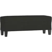 vidaXL Bankje 100x35x41 cm stof zwart
