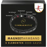 Lucovitaal - Yinmagnetic Magneet Armband Zwart 1 St