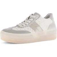 Gabor Sneakers laag lichtbeige / lichtgrijs / wit