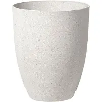 Beliani CROTON - Plantenbak - Gebroken wit - 43 cm - Stenenmix