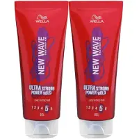 Wella 2x New Wave Ultra Strong Power Hold Haargel 200 ml