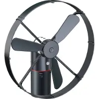 Caliber Draadloze ventilator - Kantelbaar en Draaibaar - Fluistertil en krachtig - 2 Standen - Inclusief LED Lamp - 15.000 mAh Accu meegeleverd (CPS-FAN-P)