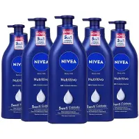 Nivea Bodymilk – Original met Pomp - Voordeelverpakking 5 x 500 ml