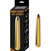 Power Escorts TDY Buddy Gouden Mega Size Bullet - Oplaadbaar - 18 CM - 10 Speed - BR256