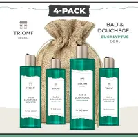 Triomf Deluxe Bad & Douchegel - Eucalyptus - 250 ML - 4-Pack
