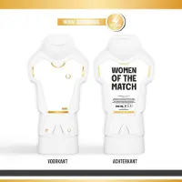 Triomf Douchegel "Woman of the match" - 4 stuks - Cadeau | Showergel - Shower gel - Prijzen - Goud - Wit