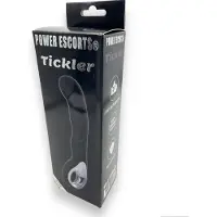 Power Escorts BR214BLACK – Tickler Silicone G-Spot & Clit Vibrator