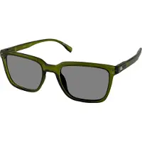 Vista Bonita CUBO XL – Zonneleesbril UV400 – Sterkte +0.50 – Kleur Army Green – Unisex model - Breed montuur – Rechthoekige pasvorm – Flexveren - Inclusief etui en doekje