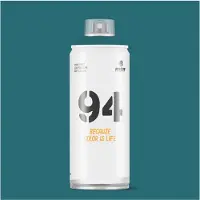 Montana Colors MTN94 Donker Turquoise spuitverf - 400ml lage druk en matte afwerking