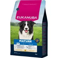 Eukanuba 3x Hondenvoer Droog Life Care Dog Mature Medium Kip 3 Kg