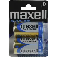 Maxell 2x alkaline batterij Alkaline LR20/D