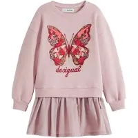 Desigual Jurk gemengde kleuren / pink