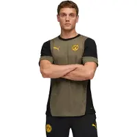 Puma Borussia Dortmund Trainingsshirt 2025-2026 Olijfgroen Zwart