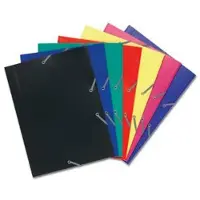 Exacompta 30x Elastomap 3 kleppen ondoorschijnende PP 4/10de - A4 - Groen - 55903E