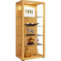 VCM Houten vitrinekast Glazen vitrinekast Staande vitrinekast Glasol lll Houten vitrinekast Glazen vitrinekast Staande vitrinekast Glasol lll