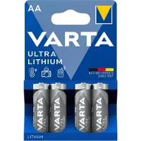 Varta Ultra-lithium AA / LR6 batterijen, 4 stuks