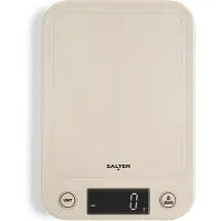 Salter Digitale Keukenweegschaal – Elektronische Voedselweegschalen voor Vloeistoffen, Goed Leesbaar Verlicht Display, Tarra/Nulfunctie, Slank Compact Ontwerp, 5KG Capaciteit, Inclusief Batterijen