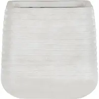 Shumee PARIKIA - Plantenbak - Wit - 49 cm - Polyresin