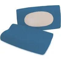 Schlafgut Pure flexible Kussensloop S-XL 615 Blue Mid