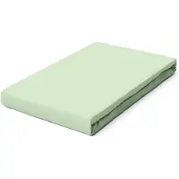 Schlafgut Pure Jersey Topper Hoeslaken XL - 180x200 - 200x220 643 Green Light
