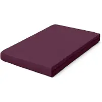Schlafgut Pure Jersey Topper Hoeslaken XL - 180x200 - 200x220 542 Purple Deep