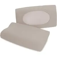 Schlafgut Pure flexible Kussensloop S-XL 496 Sand Mid
