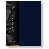 Dommelin Laken Uni Satijn 300TC 524 Navy 200x270 cm