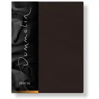 Dommelin Hoeslaken Choco (Percal 200TC)-140 x 200 cm