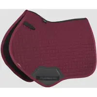 LeMieux Zadeldek Cotton Close Contact Square Springen Donkerrood